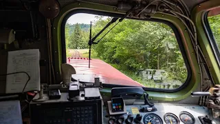 Führerstandsmitfahrt auf der V100 der NeSA auf der Sauschwänzlebahn