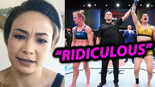 Michelle Waterson SOUNDS OFF 😡 on judging in Holly Holm - Ketlen Vieira fight