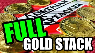 MY FULL GOLD STACK! - The gold stack of a fractional gold stacker - August 2023