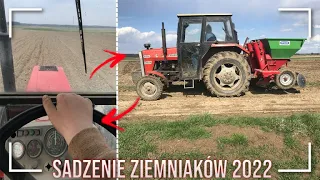 😃SADZENIE ZIEMNIAKÓW🤫2022❤️ MF 255😮 ROLMAF❤️