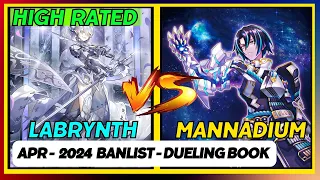 Labrynth vs Mannadium April Banlist | High Rated Dueling Book Replay
