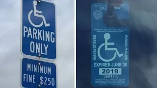 DMV cracking down on handicapped placard cheaters