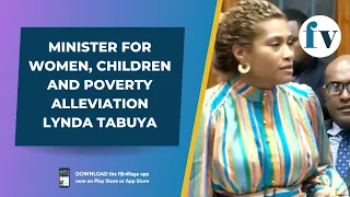 Minister for Women, Children and Poverty Alleviation, Lynda Tabuya  on getting on with the job