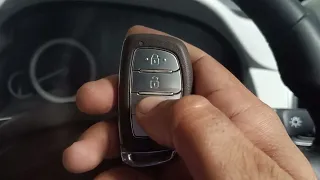New creta how to start car by remote.