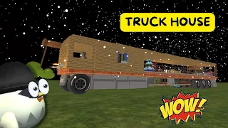 I MADE A TRUCK HOUSE IN CHICKEN GUN! 🚛🏠