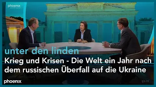 unter den linden: Krieg und Krisen - Die Welt ein Jahr nach dem russischen Überfall auf die Ukraine