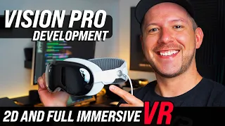 Unity visionOS 2D Windows and FULLY Immersive VR! (Apple Vision Pro Development)