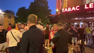 Liverpool Fans in Paris getting ready for the Champions League Final against Real Madrid