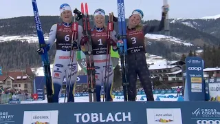 Ski Cross Country Women's Sprint Finals - Toblach 2.🇸🇪 1.🇸🇪 3.🇺🇲