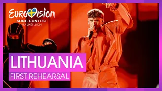 SNIPPET - Silvester Belt - Luktelk | Lithuania 🇱🇹 | First Rehearsal | Eurovision 2024