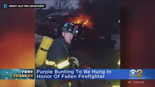 Bunting ceremony set to honor firefighter who died in drill