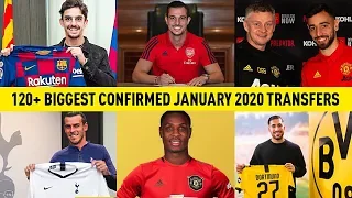 120+ ALL CONFIRMED JANUARY 2020 TRANSFERS😱✅ | w/ TRINCAO, CEDRIC, IGHALO, EMRE CAN & BRUNO FERNANDES