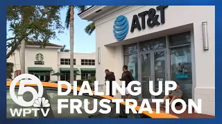 AT&T customers in West Palm Beach frustrated by widespread outage