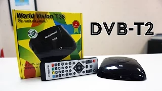 Эфирный DVB-T2 ресивер World Vision T38