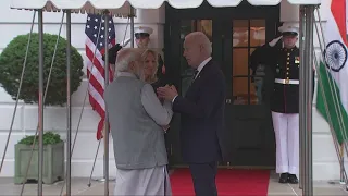 President Biden welcomes India Prime Minister Modi to White House