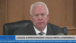 Uvalde superintendent shares few details citing ongoing investigation into shooting