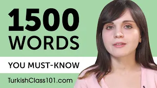 1500 Words Every Turkish Beginner Must Know