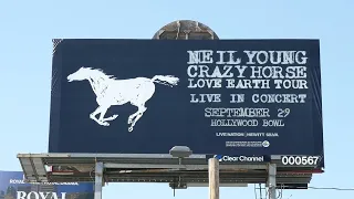 Neil Young Crazy Horse Love Earth Tour Hollywood Bowl Billboard Los Angeles California May 8, 2024