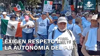 Trabajadores del PJF llaman “traidor a la patria” a Arturo Zaldívar