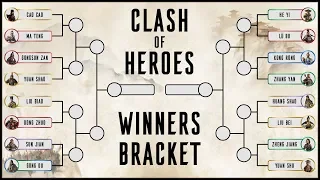 CLASH OF HEROES (Winners Bracket) - Total War: Three Kingdoms Mini Tournament - Part 2 of 3!