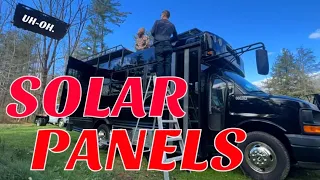 Mounting Solar Panels on Our Skoolie!