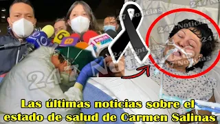 🌹TRISTE PARTIDA | Las últimas noticias sobre la salud de Carmen Salinas hacen llorar a todos