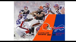 Browns vs Bills 2007 Week 15 Snow Bowl Highlights