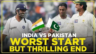 Worst Start But Thrilling End | Pakistan vs India | Historical Match Ever | 3rd Test | MA2T