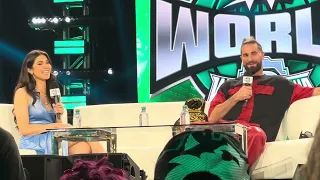 Seth Rollins WWE World Panel (WrestleMania 40)