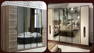 Mind-blowing Modern Glass Mirror Door Wardrobe design For Bedroom| Sliding Door Wardrobe 2024 Design