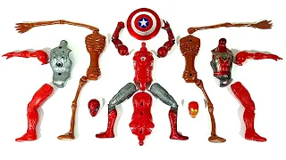 Merakit Mainan Spider-Man, Siren Head dan Ironman Avengers Superhero Toys