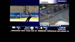 Kaetlyn's Shaw interview - TV grab 2012