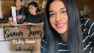 Sanam Jung Cooks with her Family !
