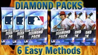 MLB 9 Innings 21 - Guides and Tips: Six Easy Ways To Get Diamonds!!!