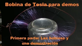 Como hacer una bobina de Tesla casera para demostraciones. Las Bobinas