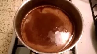 Making Mexican Chocolate Drink