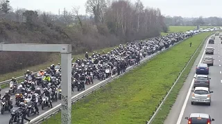 Les motards en colère mobilisés à Rennes contre la limitation à 80 km/h