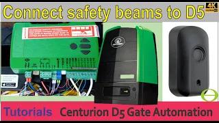 How to connect Infra Red safety beams to your Centurion D5 Smart gate motor