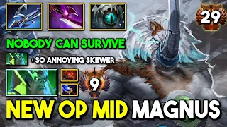 NEW OP MID Magnus With Harpoon + Silver Edge Build 100% Annoying Skewer Against NothingToSay Necro