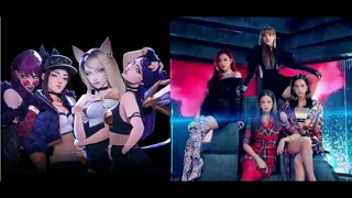 (BLACKPINK & K/DA) DDU DU DDU DU - POP/STARS (Mashup)