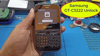 Samsung GT-C3222 Phone Lock 🔐 Unlock 💯 working/By Thanks Mobile