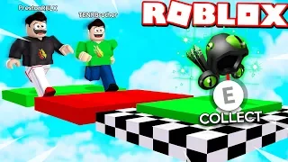 ROBLOX 1v1 OBBY RACE vs MY LITTLE BROTHER! IF HE WINS HE GETS MY DOMINUS!