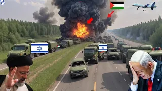 Iran Airstrikes to Destroy the Israeli Army Weapons Convoy | Gaza vs Israel - GTA V