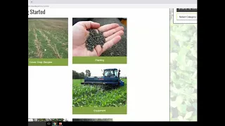 Sarah Noggle - Cover Crop Decision Tool Selector