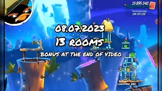 angry birds 2 clan battle 08.07.2023 (13 rooms)