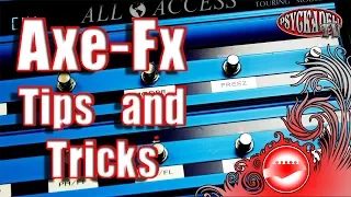 Axe Fx T&T #3 - Switch between two effect blocks with one pedal tutorial