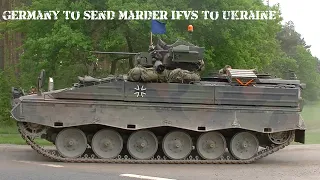 Germany to send Bundeswehr Marder IFVs to Ukraine Deutschland schickt Schützenpanzer Armored Vehicle