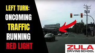 Left Turn: What to do when oncoming traffic is running a red light