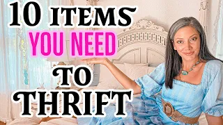 Home Decor & Furniture To Thrift  - Goodwill Shopping Tips - Vintage Antiques #homedecor #shopping