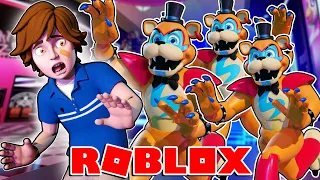 Roxanne Wolf and Gregory Play ROBLOX FNAF Security Breach MORPHS